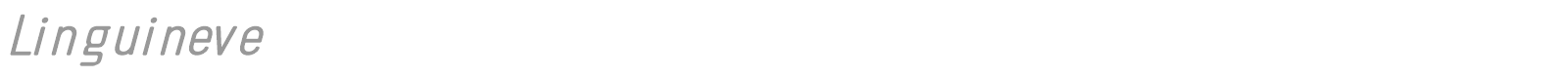 Linguineve font preview